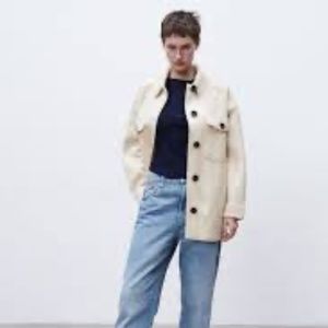 Zara women's peacoat